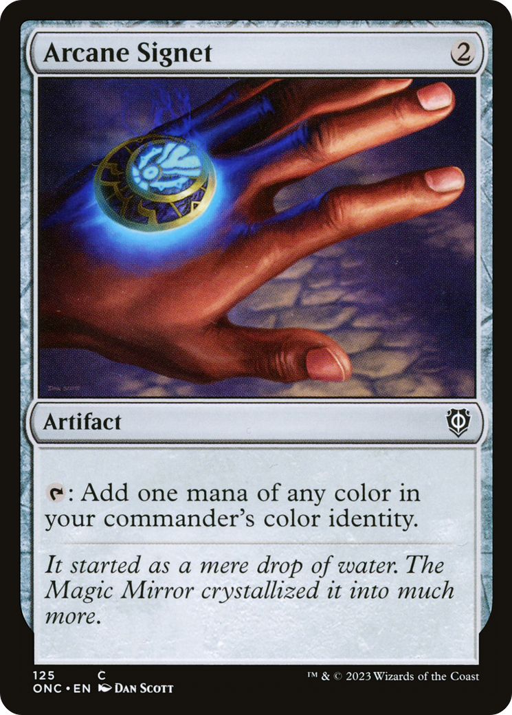 Arcane Signet (ONC-125) [Phyrexia: All Will Be One Commander]
