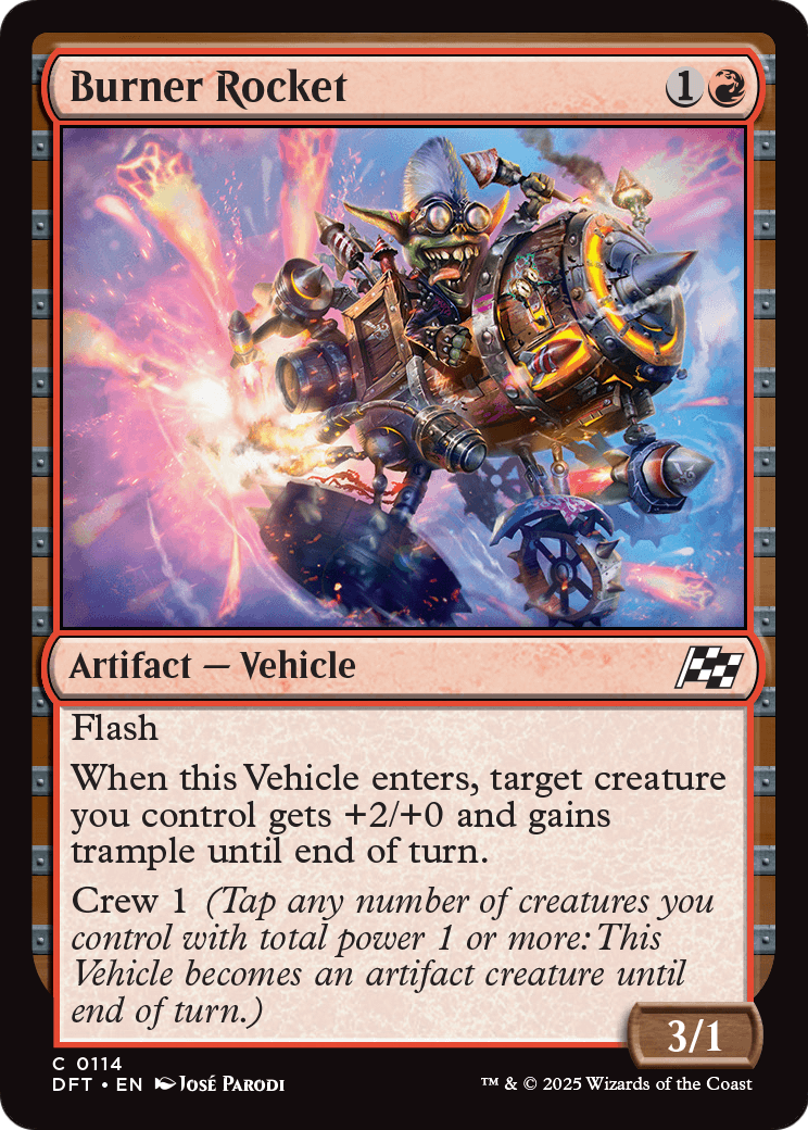 Burner Rocket (DFT-114) [Aetherdrift] Foil