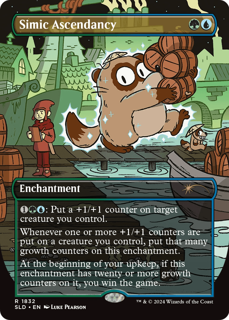 Simic Ascendancy (SLD-1832) (Borderless) [Secret Lair Drop] Foil