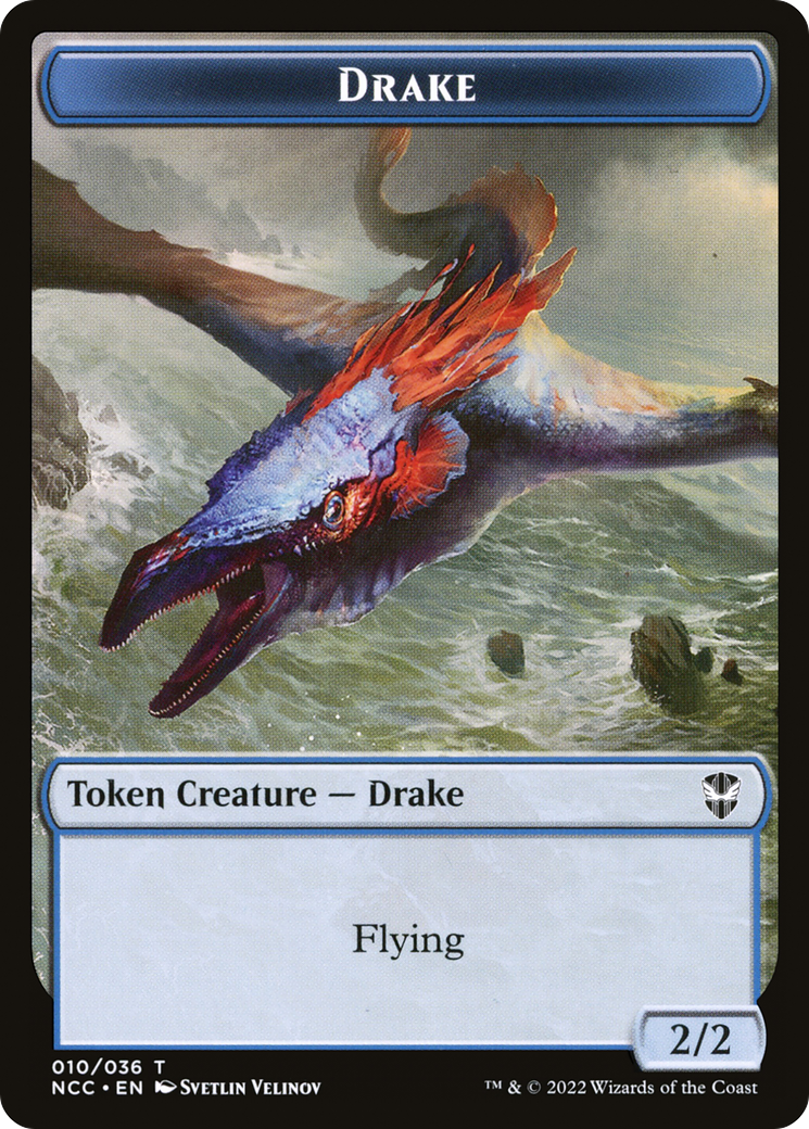 Drake (TNCC-010) [New Capenna Commander Tokens]