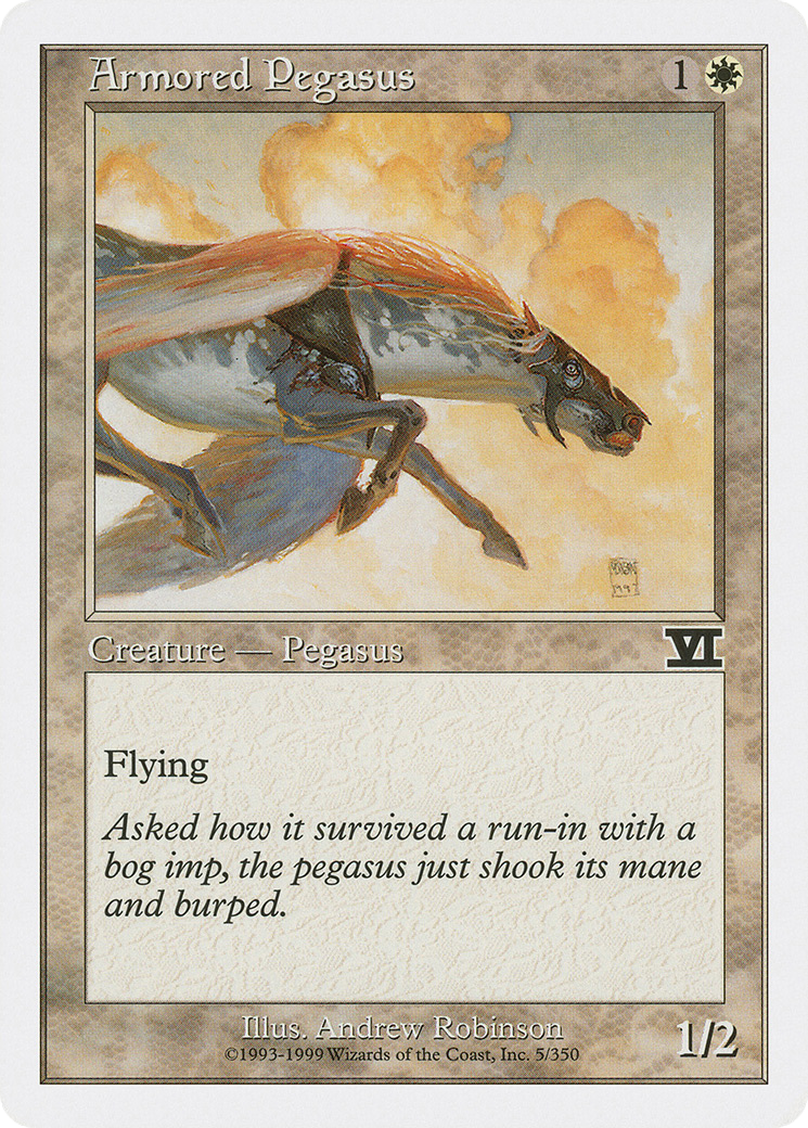 Armored Pegasus (6ED-005) [Classic Sixth Edition]