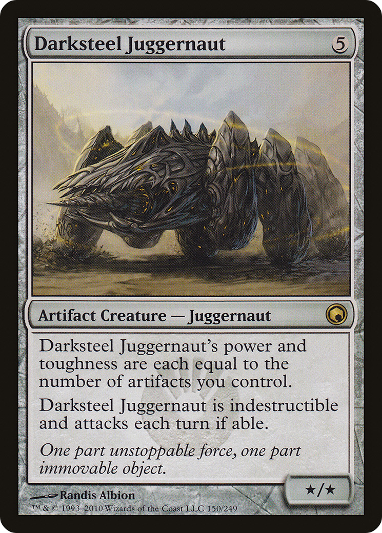 Darksteel Juggernaut (SOM-150) [Scars of Mirrodin] Foil