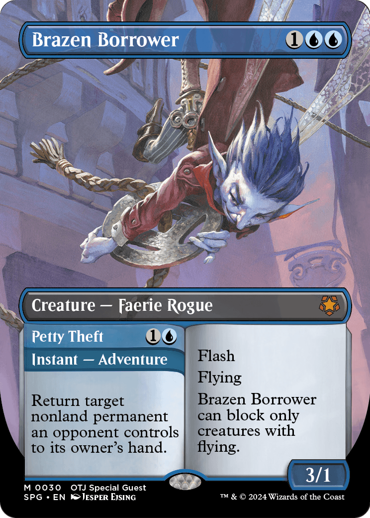 Brazen Borrower (Borderless) (SPG-030) [Special Guests]