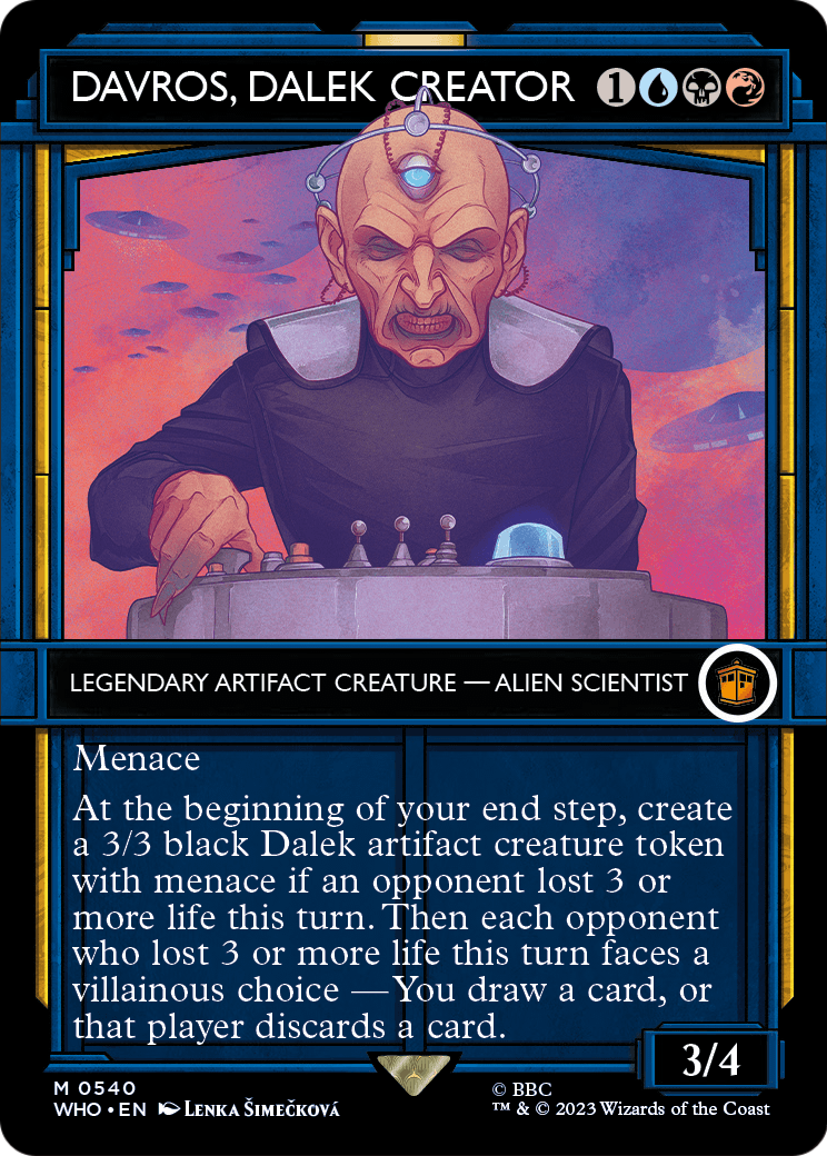Davros, Dalek Creator (Showcase) (WHO-540) (Borderless) [Doctor Who] Foil
