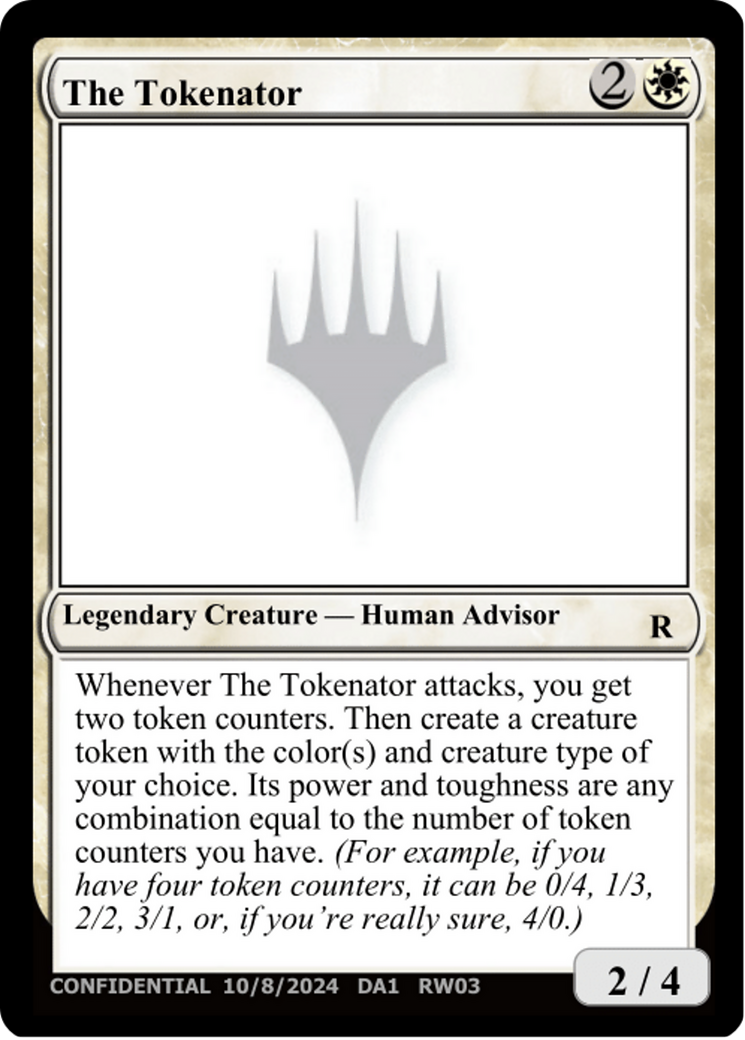 The Tokenator (UNK-RW03G) [Unknown Event]