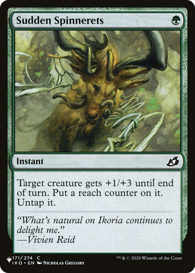 Sudden Spinnerets (LIST-IKO-171) [The List]