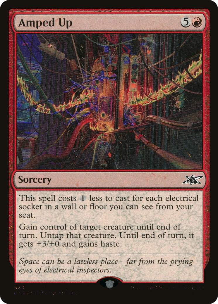 Amped Up (Galaxy Foil) (UNF-384) [Unfinity] Foil