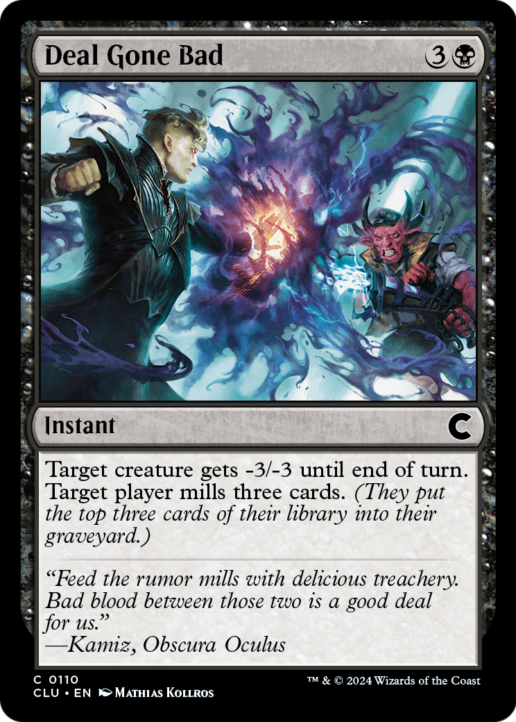 Deal Gone Bad (CLU-110) [Ravnica: Clue Edition]