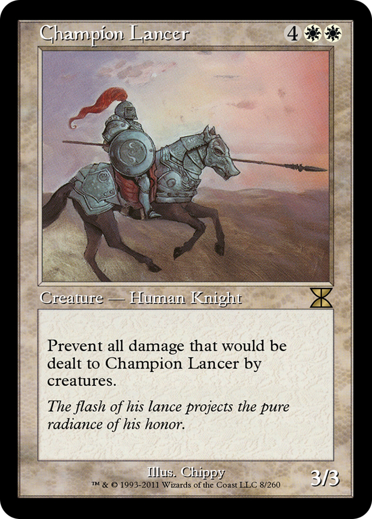 Champion Lancer (ME4-008) [Masters Edition IV] Foil