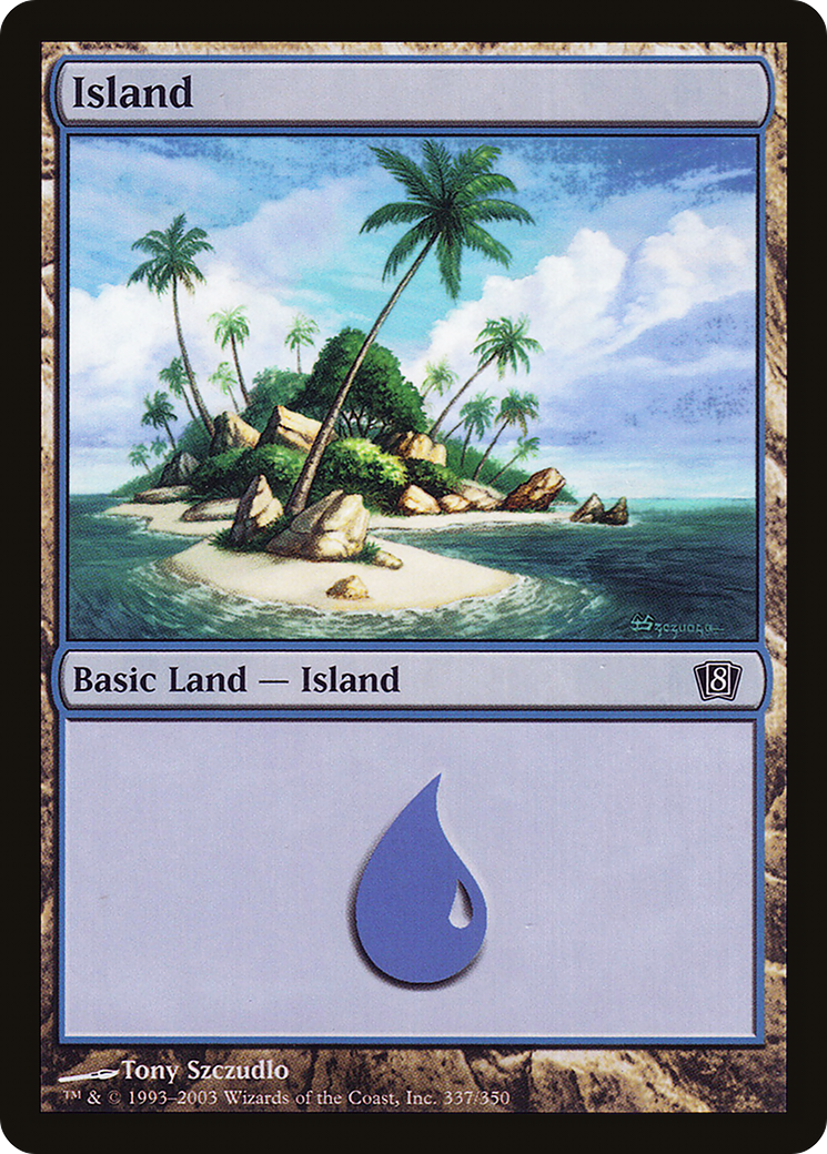 Island (8ED-337) [8th Edition] Foil