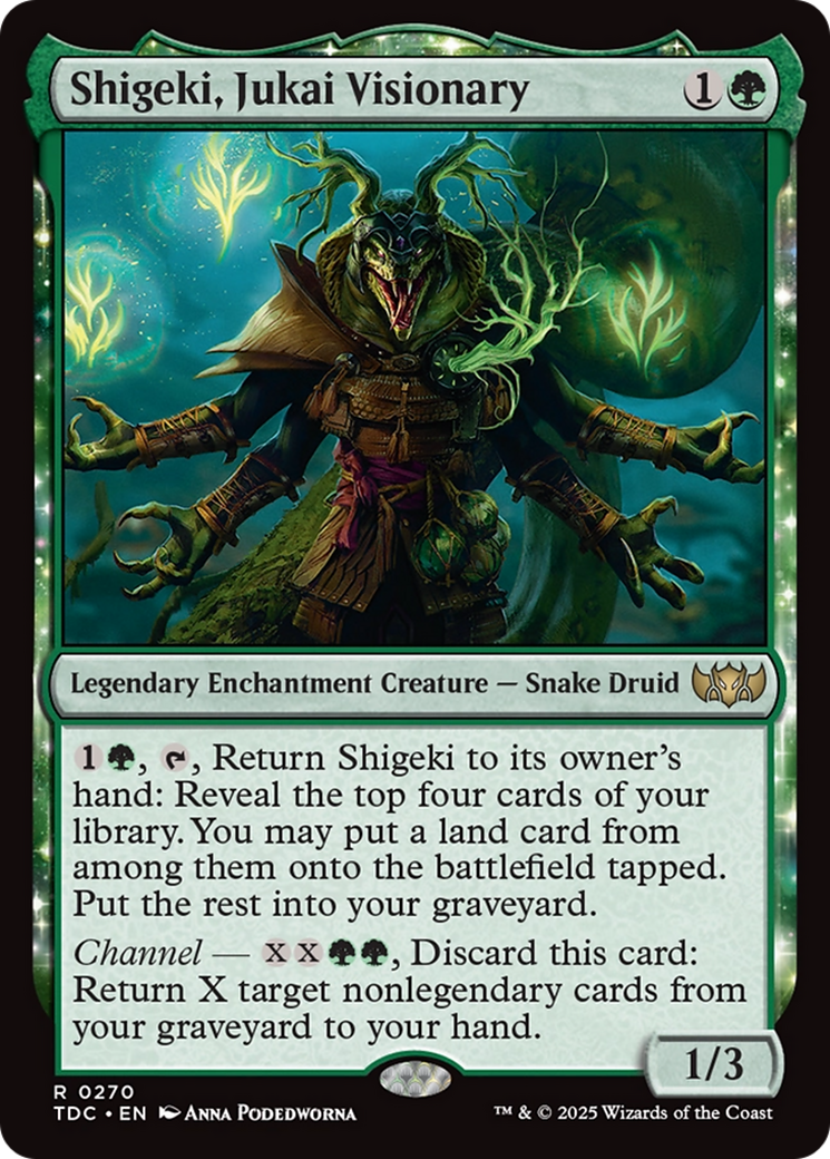 Shigeki, Jukai Visionary (TDC-270) [Commander: Tarkir: Dragonstorm]