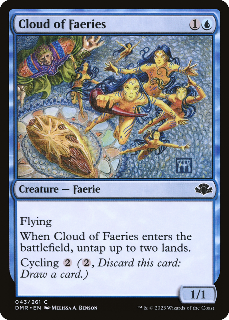 Cloud of Faeries (DMR-043) [Dominaria Remastered] Foil