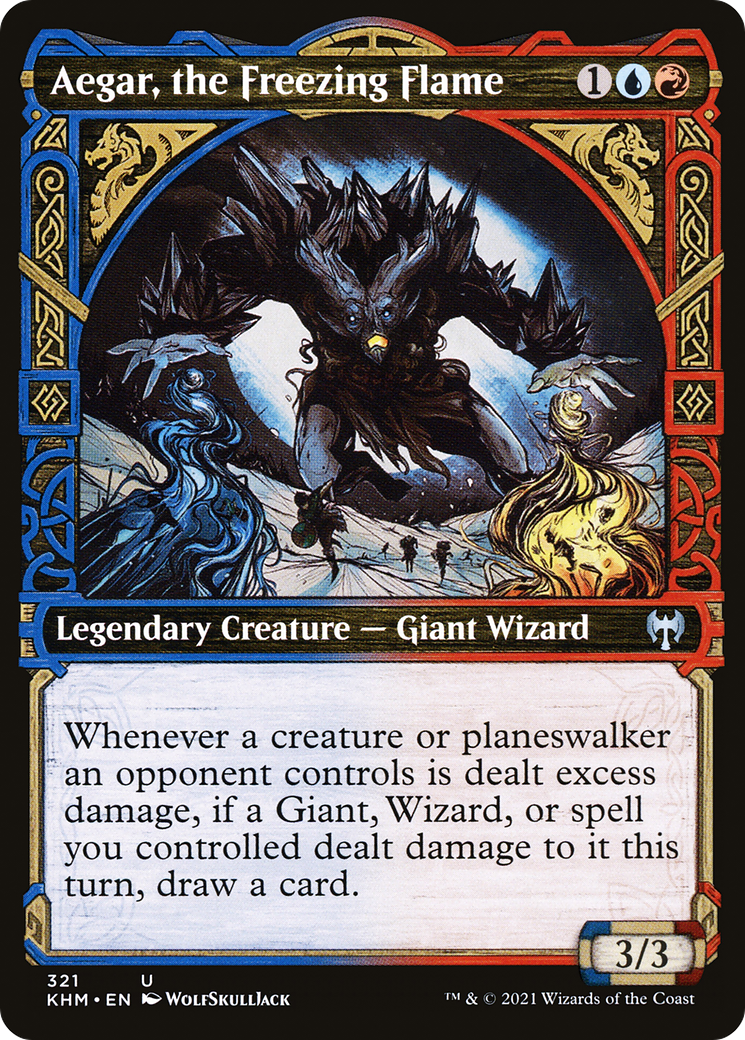 Aegar, the Freezing Flame (Showcase) (KHM-321) [Kaldheim]
