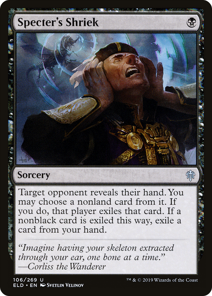 Specter's Shriek (ELD-106) [Throne of Eldraine] Foil