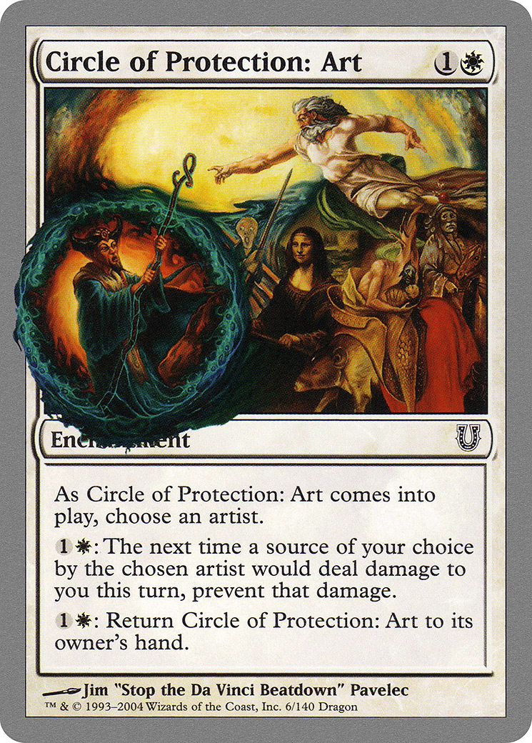 Circle of Protection: Art (UNH-006) [Unhinged] Foil
