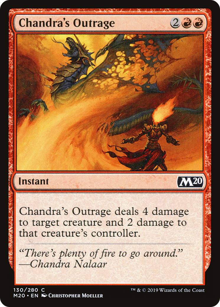 Chandra's Outrage (M20-130) [Core Set 2020]