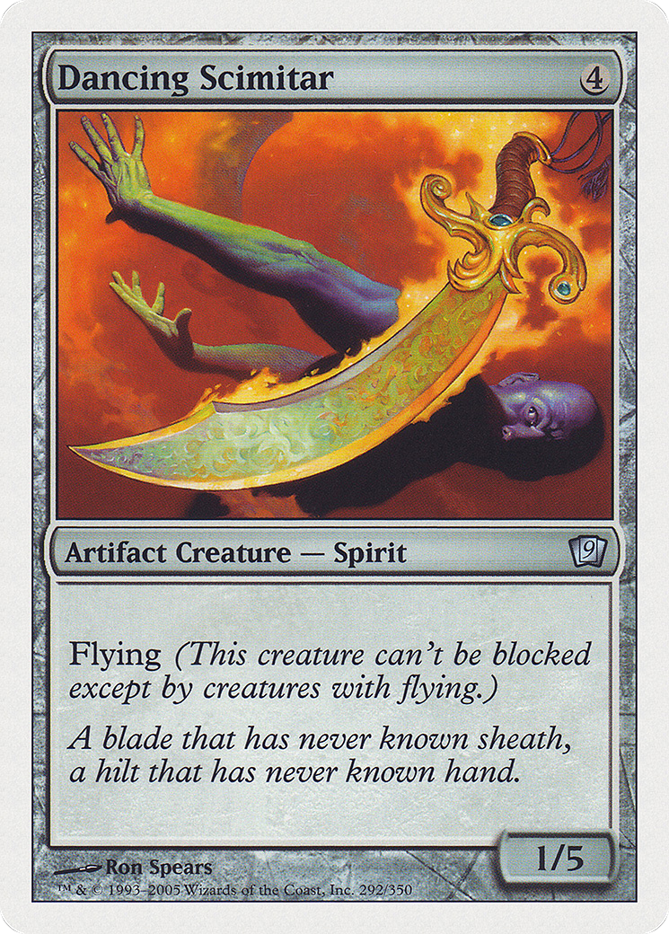 Dancing Scimitar (9ED-292) [9th Edition]