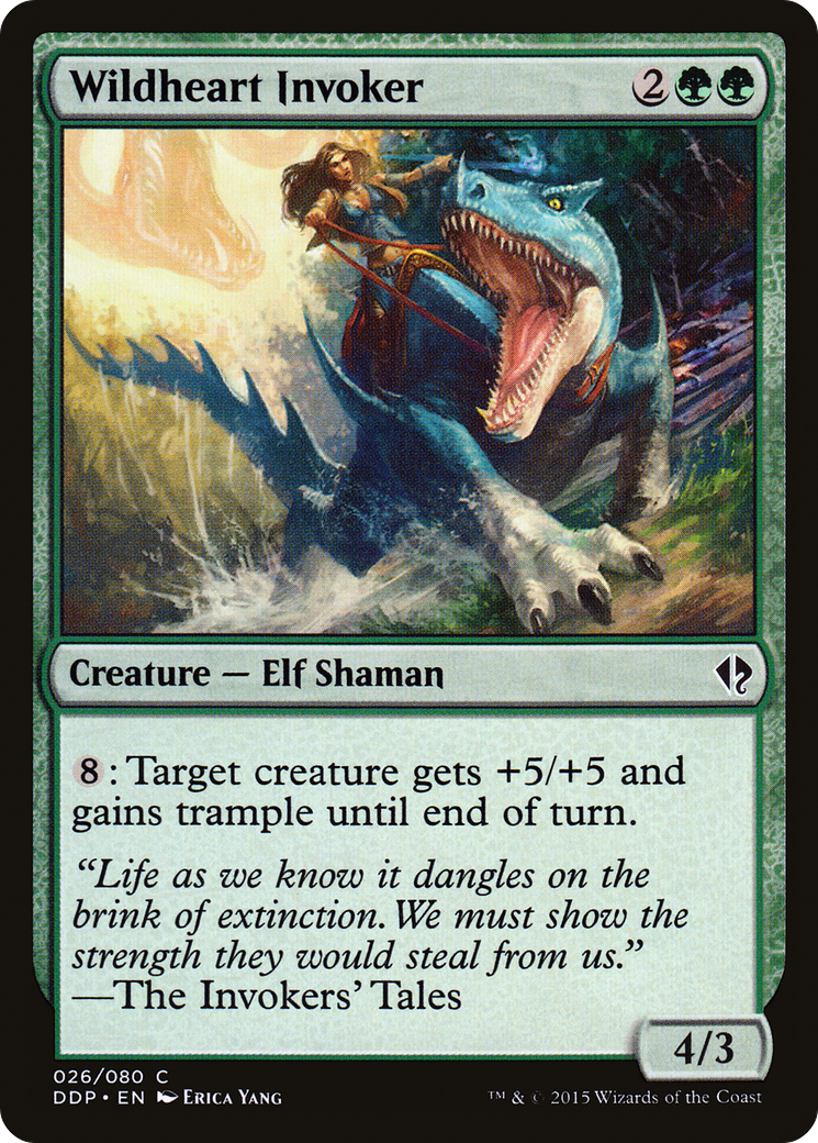 Wildheart Invoker (DDP-026) [Duel Decks: Zendikar vs. Eldrazi]