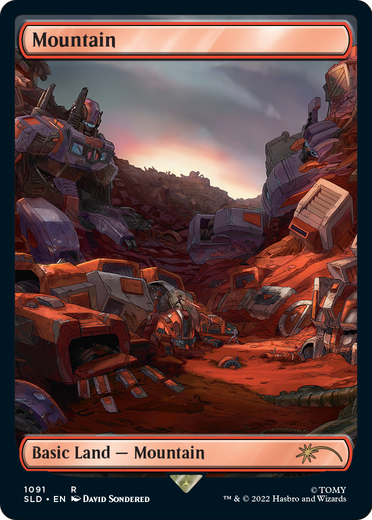 Mountain (SLD-1091) [Secret Lair Drop] Foil