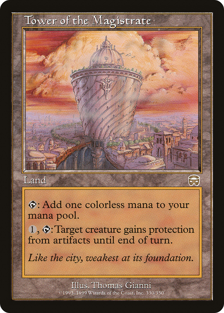 Tower of the Magistrate (MMQ-330) [Mercadian Masques]