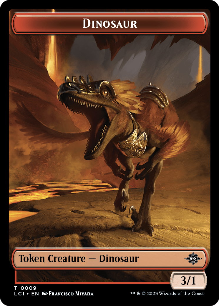 Dinosaur (TLCI-009) [The Lost Caverns of Ixalan Tokens]