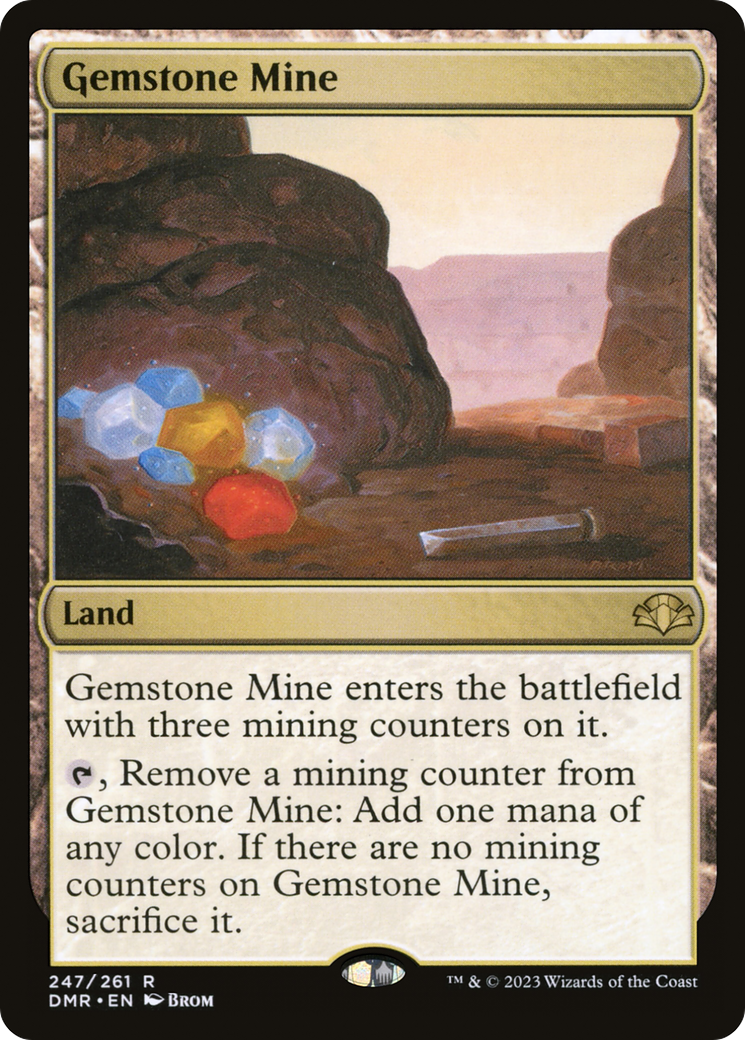Gemstone Mine (DMR-247) [Dominaria Remastered] Foil