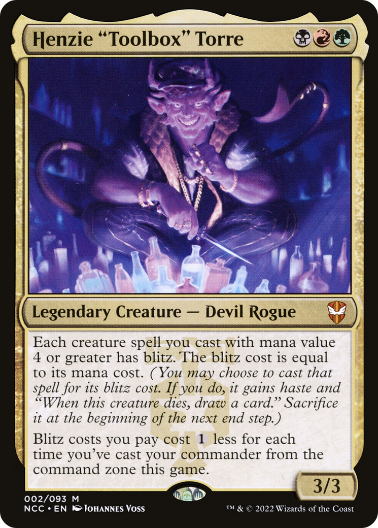 Henzie "Toolbox" Torre (NCC-002) [New Capenna Commander] Foil