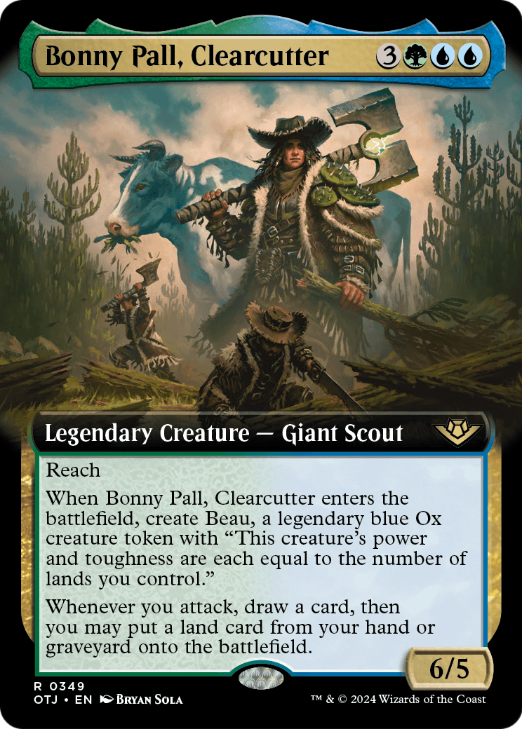 Bonny Pall, Clearcutter (Extended Art) (OTJ-349) [Outlaws of Thunder Junction] Foil