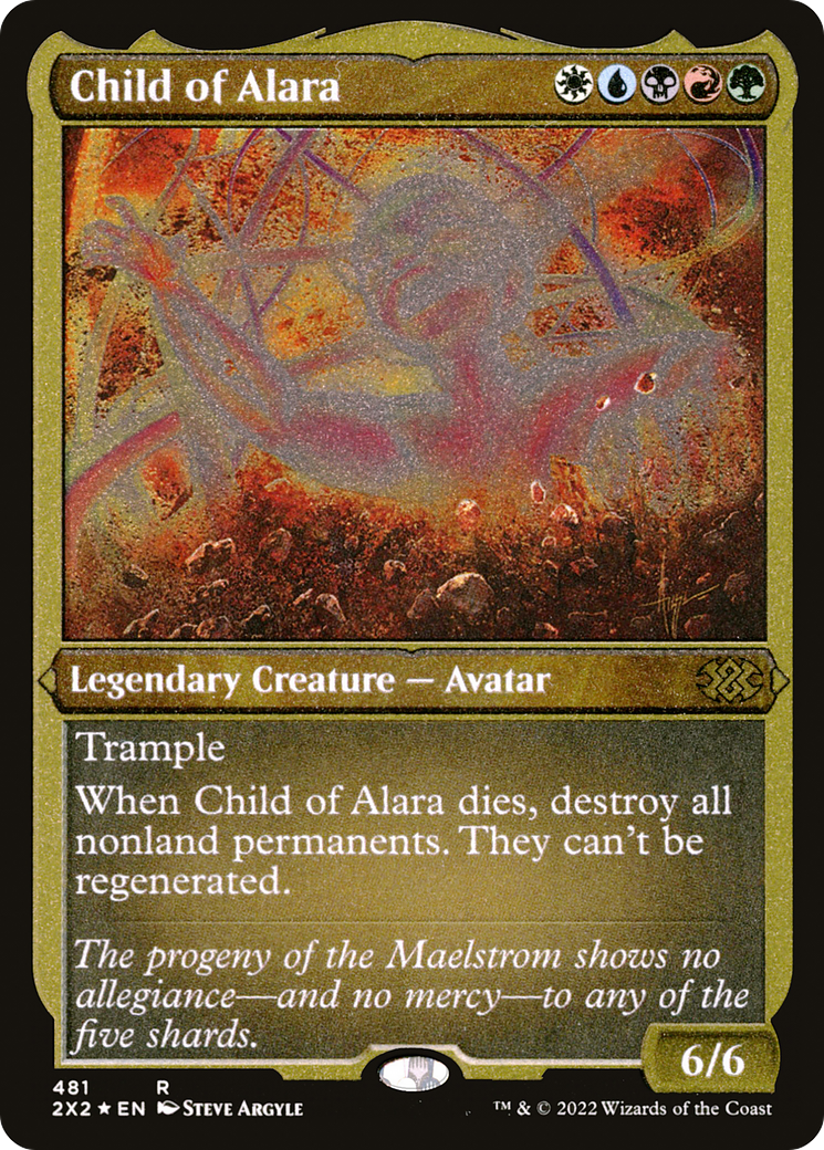 Child of Alara (Foil Etched) (2X2-481) [Double Masters 2022] Foil
