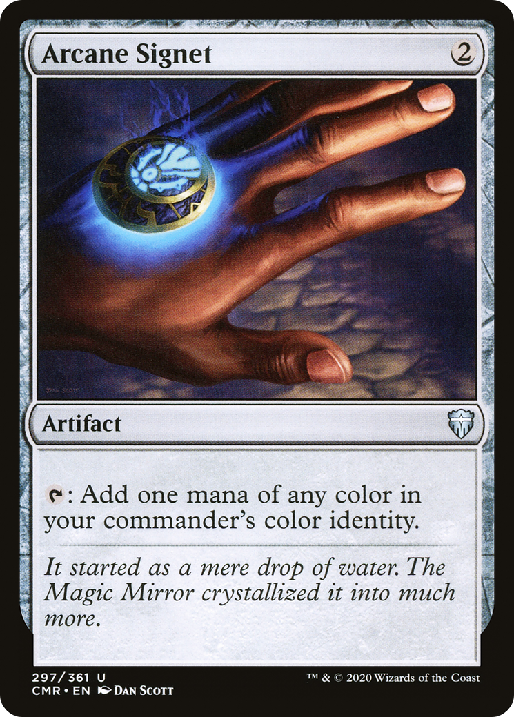 Arcane Signet (CMR-297) [Commander Legends] Foil
