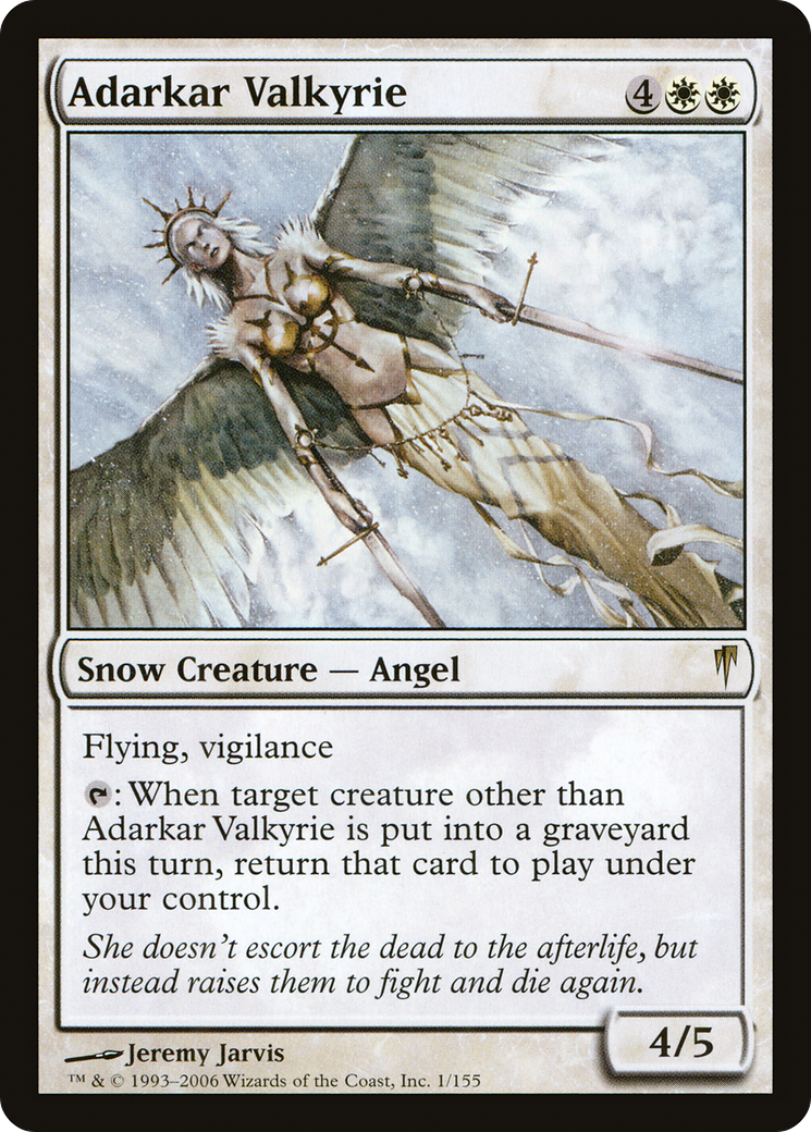 Adarkar Valkyrie (CSP-001) [Coldsnap]