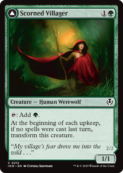 Scorned Villager (INR-212) [Innistrad Remastered]
