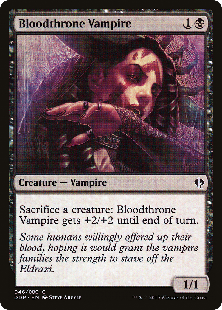 Bloodthrone Vampire (DDP-046) [Duel Decks: Zendikar vs. Eldrazi]