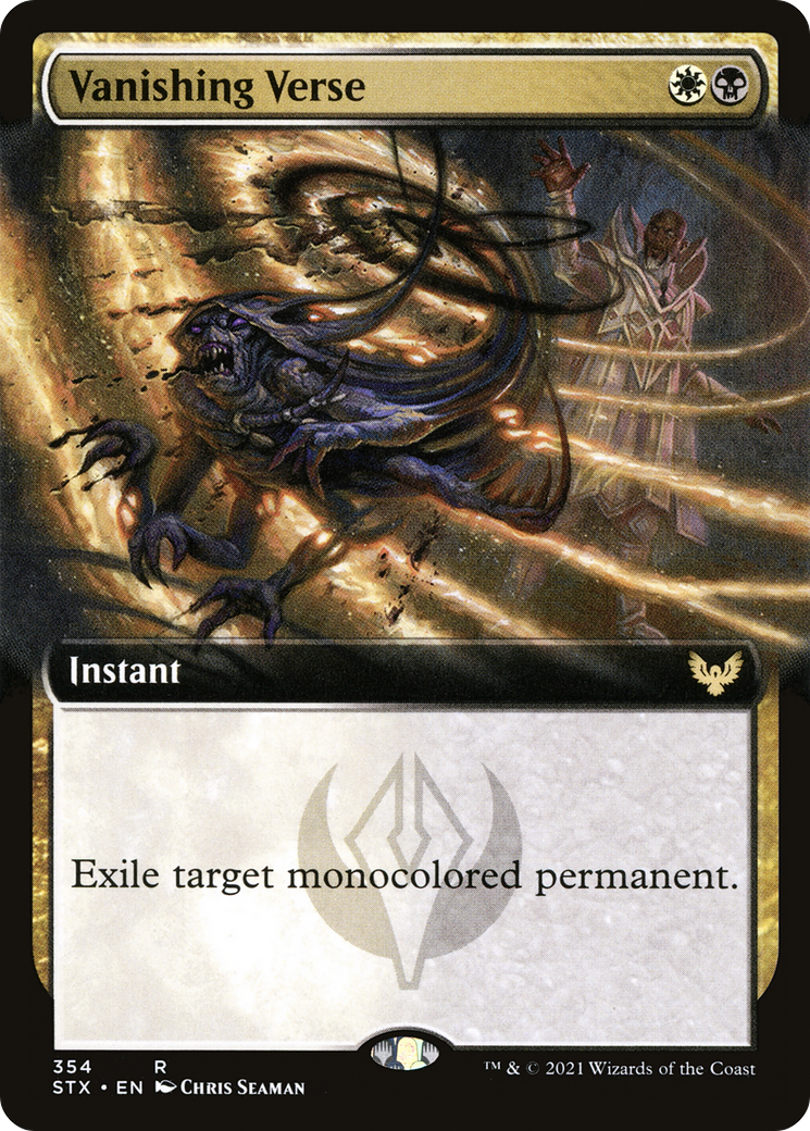 Vanishing Verse (Extended Art) (STX-354) [Strixhaven: School of Mages]