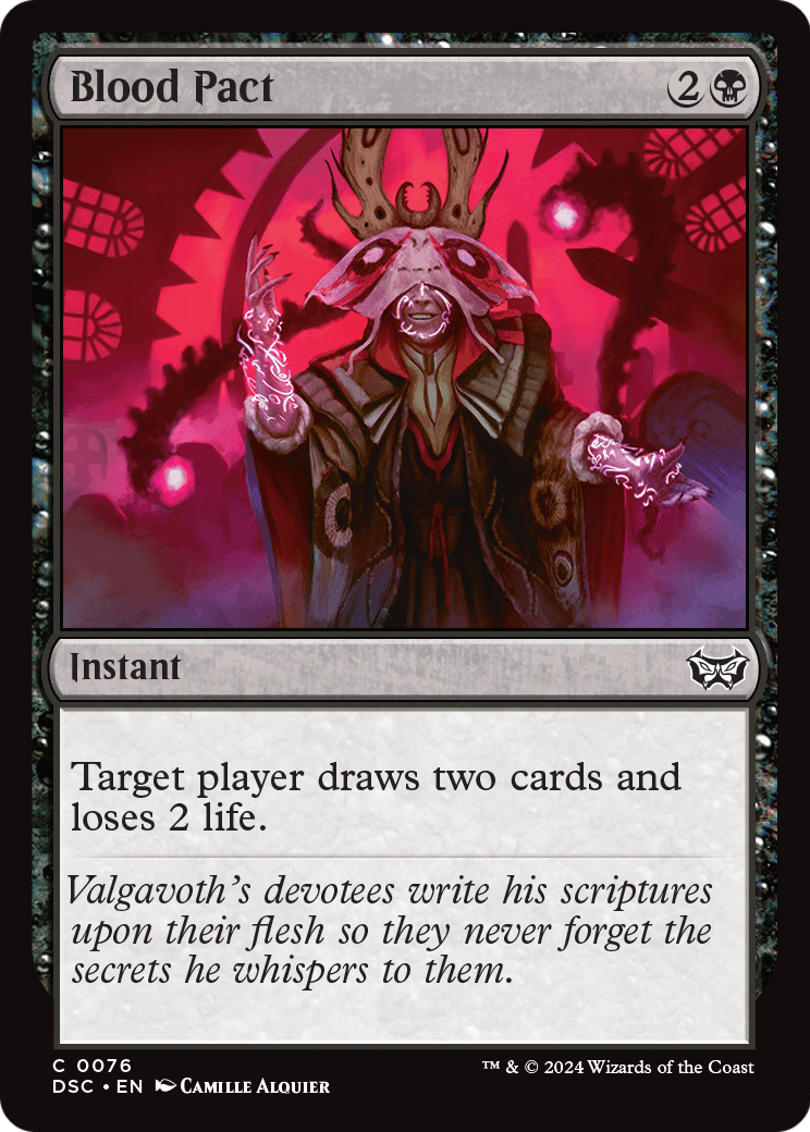 Blood Pact (DSC-076) [Duskmourn: House of Horror Commander]