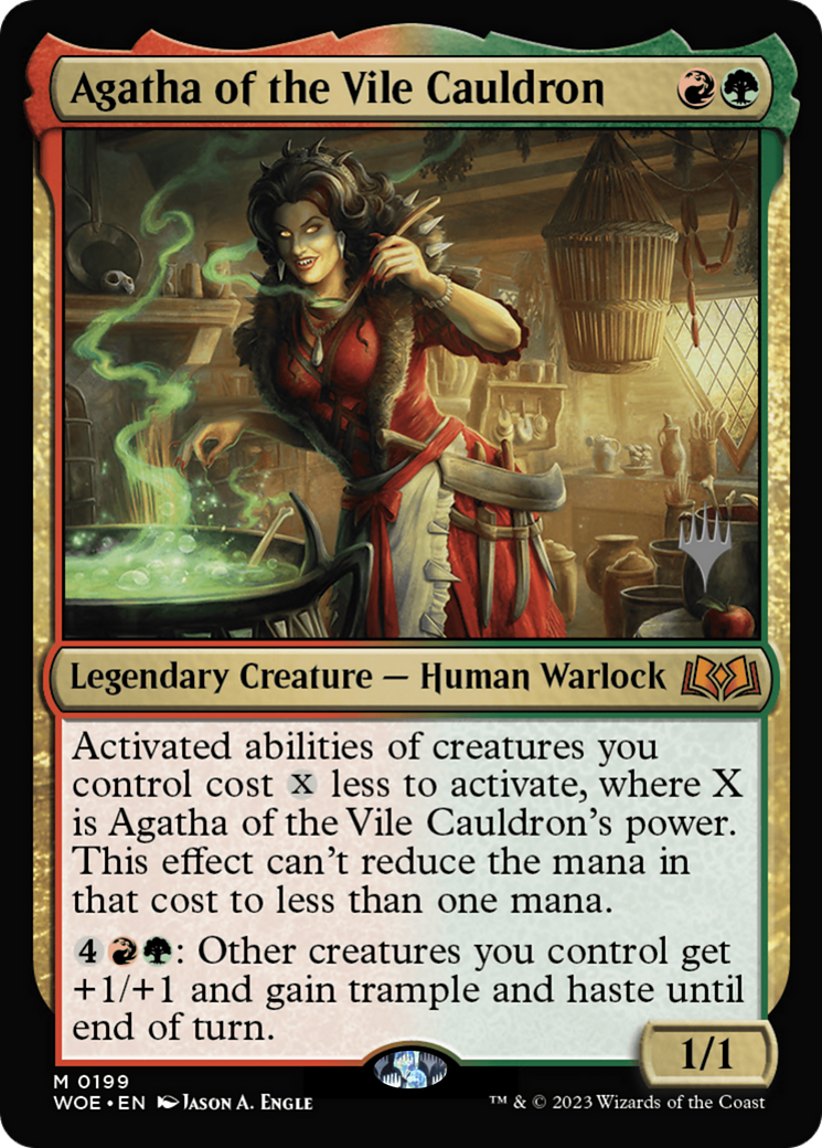 Agatha of the Vile Cauldron (PPWOE-199) [Promo Pack: Wilds of Eldraine Promos]