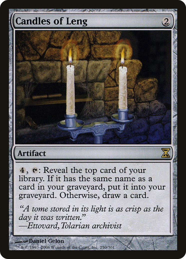 Candles of Leng (TSP-250) [Time Spiral] Foil