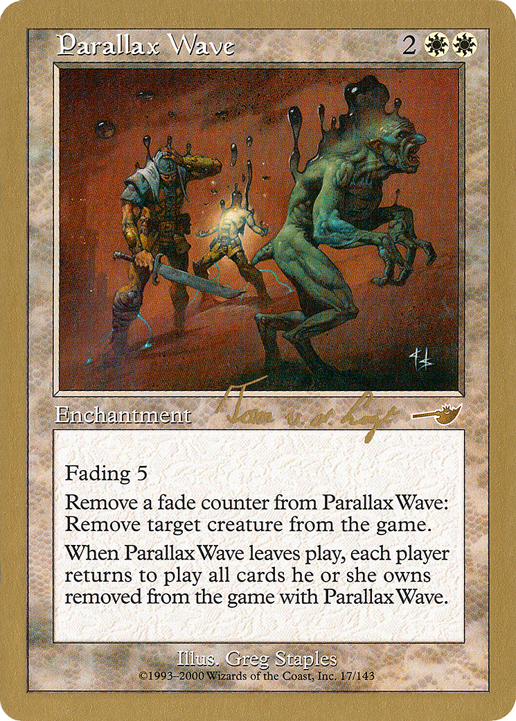 Parallax Wave - 2000 Tom van de Logt (NMS) [World Championship Decks 2000]