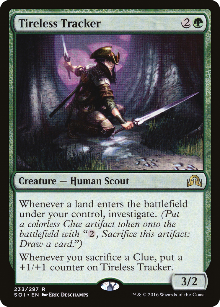 Tireless Tracker (SOI-233) [Shadows over Innistrad] Foil