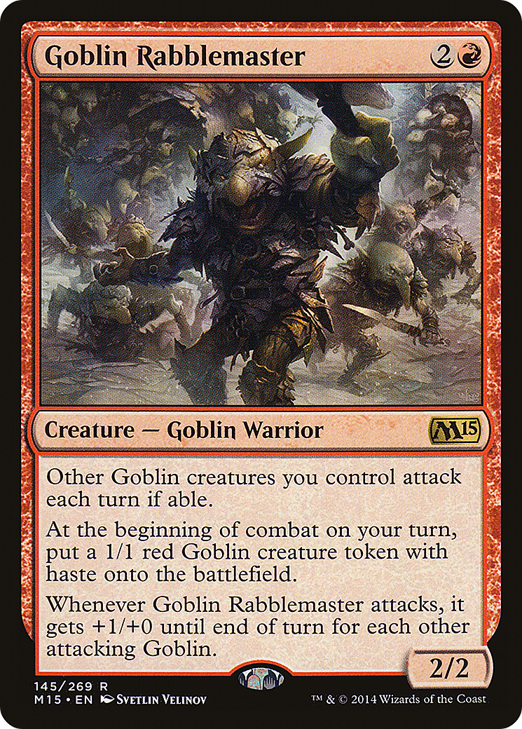 Goblin Rabblemaster (M15-145) [Magic 2015] Foil