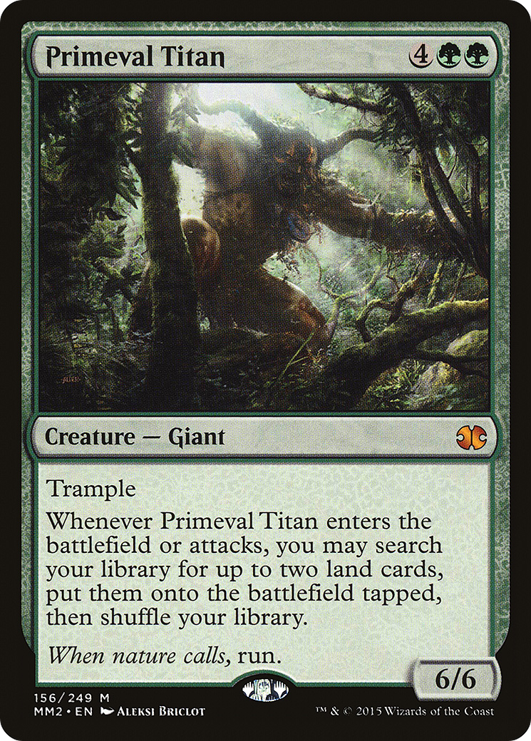 Primeval Titan (MM2-156) [Modern Masters 2015] Foil