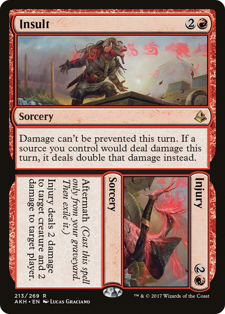 Insult // Injury (AKH-213) [Amonkhet] Foil