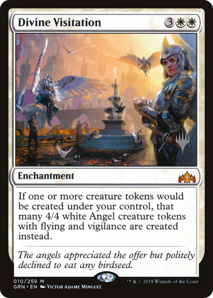 Divine Visitation (PPTHB-010) [Promo Pack: Guilds of Ravnica Promos] Foil