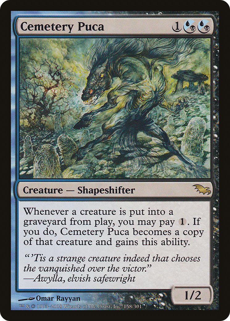 Cemetery Puca (SHM-158) [Shadowmoor] Foil