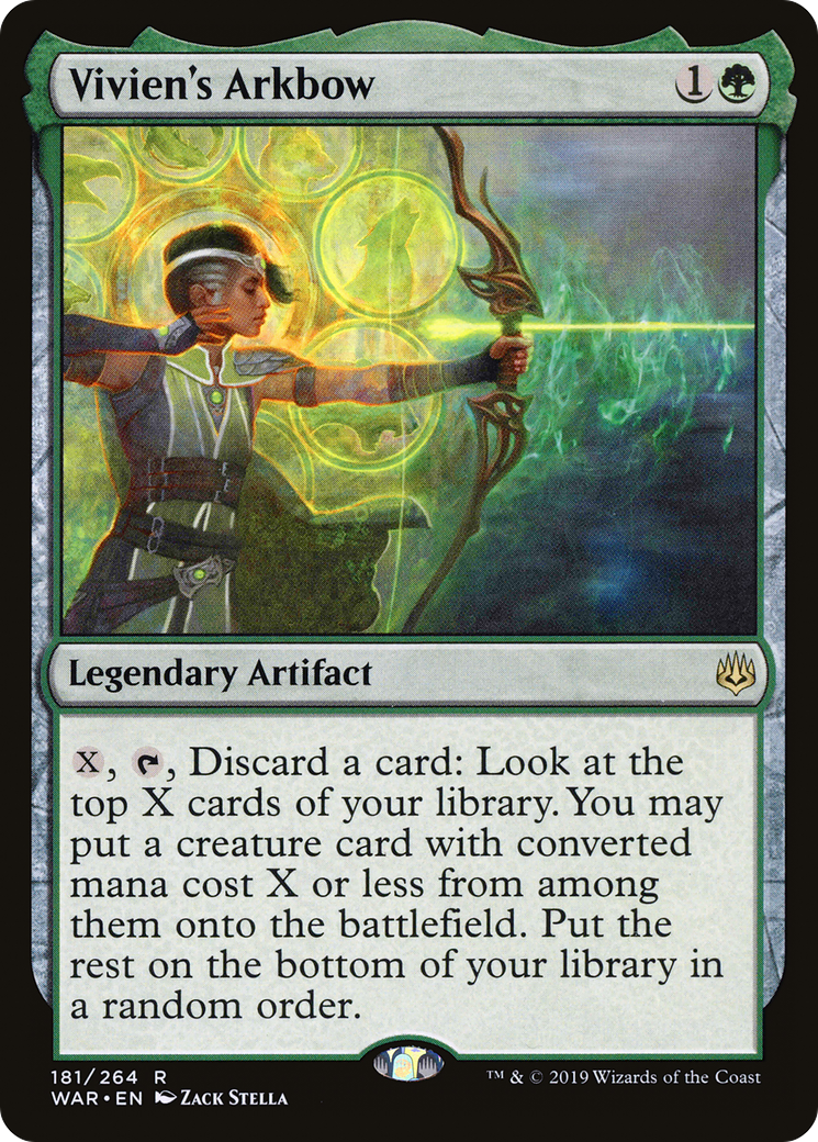 Vivien's Arkbow (WAR-181) [War of the Spark] Foil