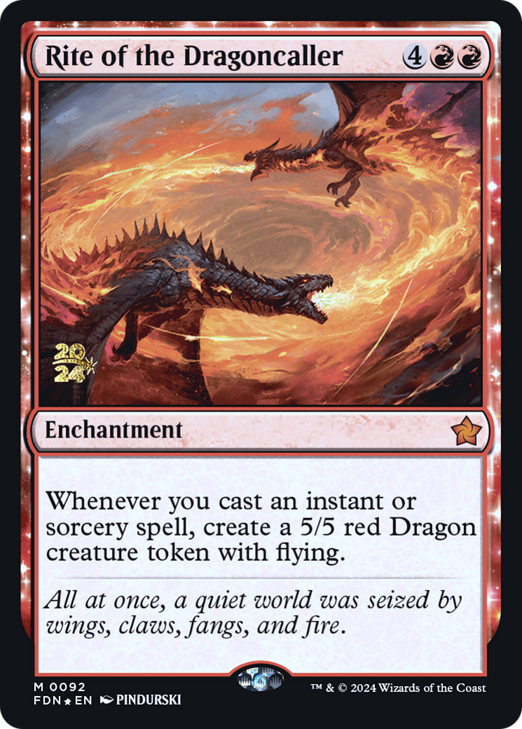 Rite of the Dragoncaller (PRE-092) [Foundations Promos] Foil
