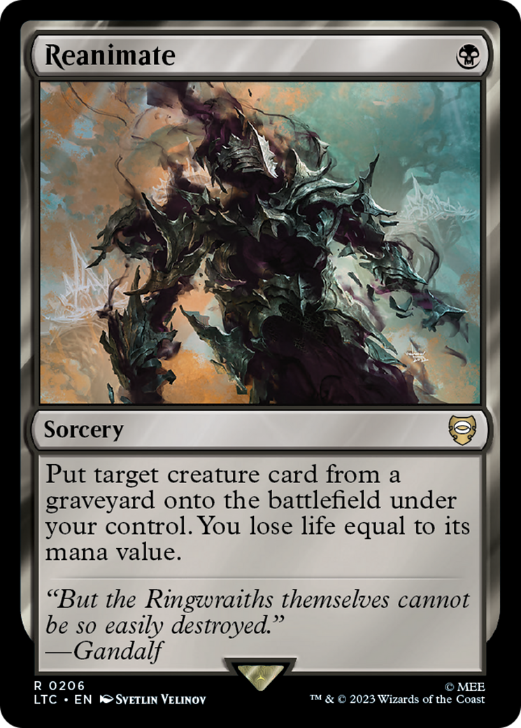 Reanimate (LTC-206) [Tales of Middle-earth Commander]