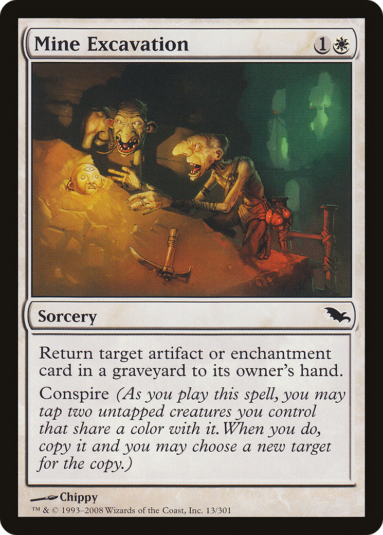 Mine Excavation (SHM-013) [Shadowmoor] Foil