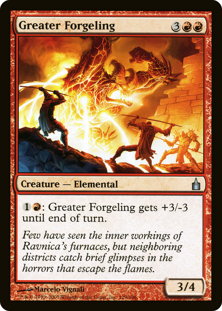 Greater Forgeling (RAV-129) [Ravnica: City of Guilds]