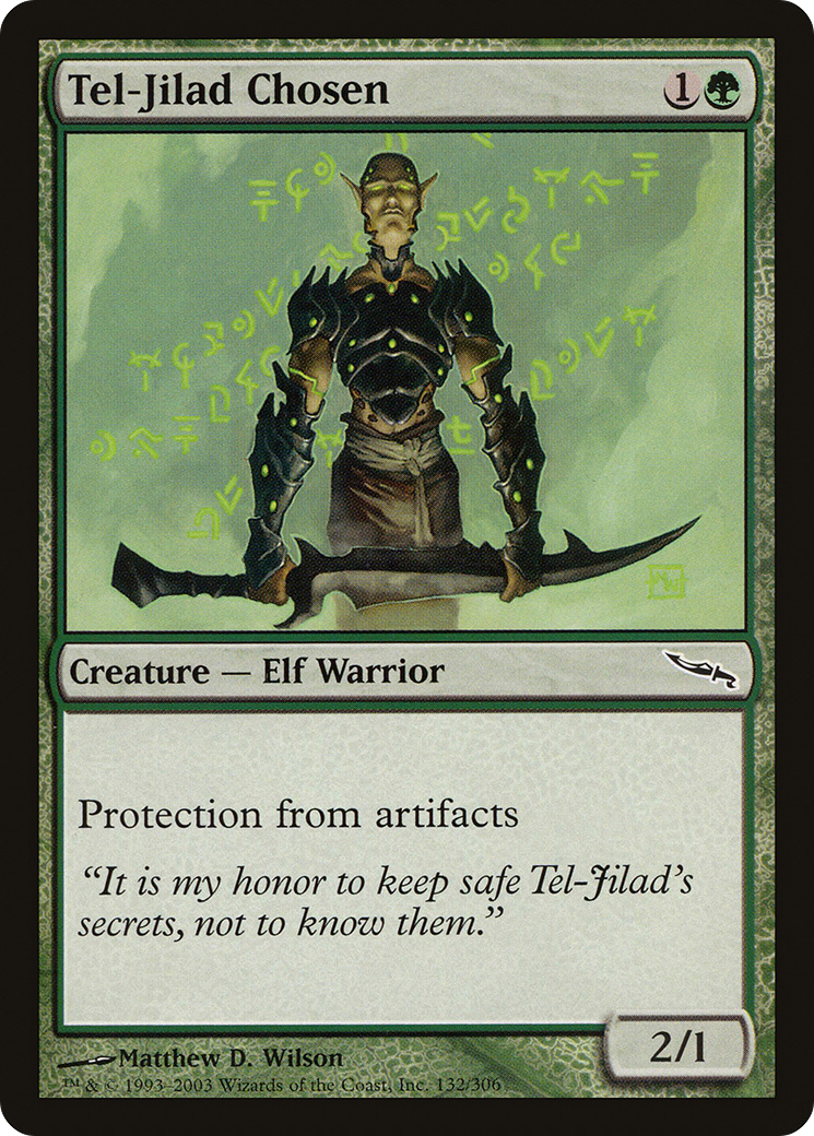 Tel-Jilad Chosen (MRD-132) [Mirrodin] Foil